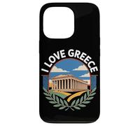 I Love Greece Parthenon Scenic Charm Case for iPhone 13 Pro