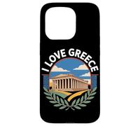 I Love Greece Parthenon Scenic Charm Case for iPhone 15 Pro