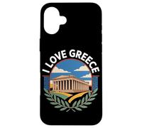 I Love Greece Parthenon Scenic Charm Case for iPhone 16 Plus