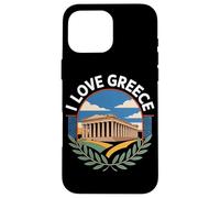 I Love Greece Parthenon Scenic Charm Case for iPhone 16 Pro Max