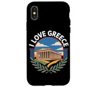 I Love Greece Parthenon Scenic Charm Case for iPhone X/XS