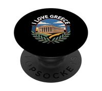 I Love Greece Parthenon Scenic Charm PopSockets Adhesive PopGrip