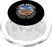 I Love Greece Parthenon Scenic Charm PopSockets PopGrip for MagSafe