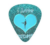 I Love Gymnastics Guitar Plectrums Classical Triangle Bass Acoustic And Electric Guitar Plectrums For Guitarists 12 Pieces