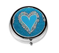 I Love Gymnastics Print Personalised Portable Pillbox with,Mini Pillbox Compact and Convenient Pill Organiser for Storing and Organising Pills