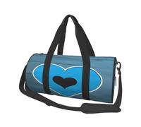 (I Love Gymnastics) Print Round Large Travel Bag - Multi-Compartment Organizer Lightweight for Trips & Sports