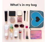 I Love Gymnastics - Themed Makeup Bag - Waterproof Hemp Cosmetic Pouch for Travel, Daily Use & Gifts (9.5x6.7x2in)