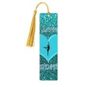 I Love Gymnastics Wooden Bookmark Funny Wooden Bookmarks for Book Lovers and Readers Birthday Bookmark