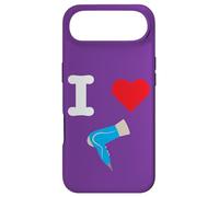 I Love Hair Blow Dryer Heat Style Beauty Fashion Hairstylist Case for iPhone Air
