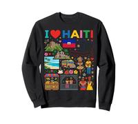 I Love Haiti Haitian Sweatshirt