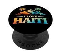 I Love Haiti PopSockets Adhesive PopGrip