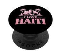 I Love Haiti PopSockets Adhesive PopGrip