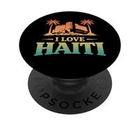 I Love Haiti PopSockets Adhesive PopGrip