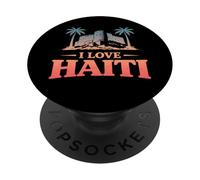 I Love Haiti PopSockets Adhesive PopGrip