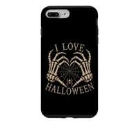 I Love Halloween Skeleton Heart Spider Bones Case for iPhone 7 Plus/8 Plus
