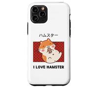 I Love Hamster Cute Kawaii Hamster Eats Sunflower Seeds Case for iPhone 11 Pro