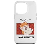 I Love Hamster Cute Kawaii Hamster Eats Sunflower Seeds Case for iPhone 13 Pro