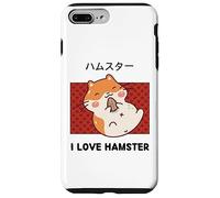 I Love Hamster Cute Kawaii Hamster Eats Sunflower Seeds Case for iPhone 7 Plus/8 Plus