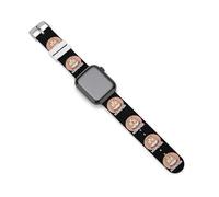 I Love Hamster Silicone Watch Band Replacement Watch Straps Adjustable Sport Wristband for Women Men 38mm/40mm