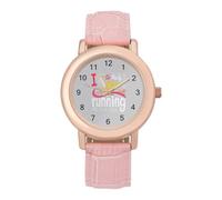 I Love Hate Running Fashion Women's Watch Easy Reader Novelty Slim Quartz Casual Dress Wrist Watches