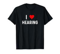 I Love Hearing - Heart Audio Audiologist Hear Ear Doctor T-Shirt