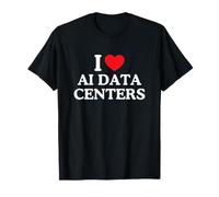 I Love Heart AI Data Centers T-Shirt