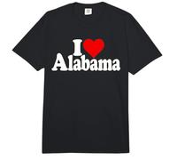 I Love Heart Alabama Bama Comfort Colors Adult Heavyweight T-Shirt