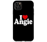 I LOVE HEART ANGIE ANGELINA ANGELA NAME ON A TEE Case for iPhone 11 Pro Max