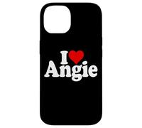 I LOVE HEART ANGIE ANGELINA ANGELA NAME ON A TEE Case for iPhone 14