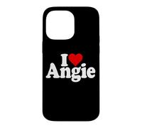 I LOVE HEART ANGIE ANGELINA ANGELA NAME ON A TEE Case for iPhone 14 Pro Max