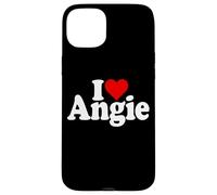 I LOVE HEART ANGIE ANGELINA ANGELA NAME ON A TEE Case for iPhone 15 Plus