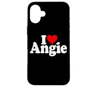 I LOVE HEART ANGIE ANGELINA ANGELA NAME ON A TEE Case for iPhone 16 Plus