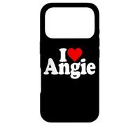 I LOVE HEART ANGIE ANGELINA ANGELA NAME ON A TEE Case for iPhone 17 Pro