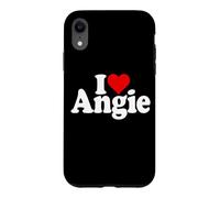 I LOVE HEART ANGIE ANGELINA ANGELA NAME ON A TEE Case for iPhone XR