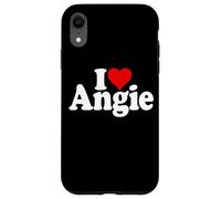 I LOVE HEART ANGIE ANGELINA ANGELA NAME ON A TEE Case for iPhone XR
