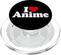 I LOVE HEART ANIME MANGA JAPANESE ANIMATION PopSockets PopGrip for MagSafe
