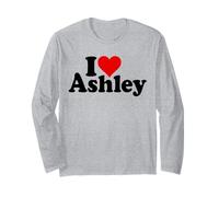 I LOVE HEART ASHLEY Long Sleeve T-Shirt