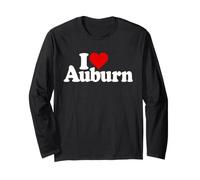 I Love Heart Auburn Long Sleeve T-Shirt