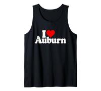 I Love Heart Auburn Tank Top