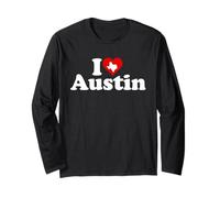 I Love Heart Austin Texas Long Sleeve T-Shirt