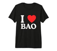I Love Heart Bao Dumpling Bun Vietnamese Funny Chinese Food Premium T-Shirt