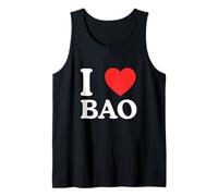 I Love Heart Bao Dumpling Bun Vietnamese Funny Chinese Food Tank Top