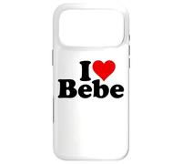 I LOVE HEART BEBE Case for iPhone 17 Pro Max