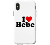 I LOVE HEART BEBE Case for iPhone X/XS