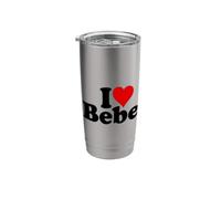 I Love Heart Bebe Stainless Steel Insulated Tumbler
