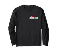 I Love Heart Big Bend National Park Texas Long Sleeve T-Shirt