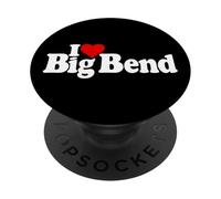 I LOVE HEART BIG BEND NATIONAL PARK TEXAS PopSockets Adhesive PopGrip