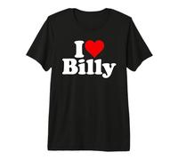 I Love Heart Billy Bill William Premium T-Shirt