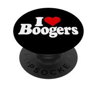 I LOVE HEART BOOGERS PopSockets Adhesive PopGrip