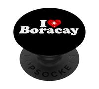 I LOVE HEART BORACAY PHILIPPINE ISLANDS PopSockets Adhesive PopGrip